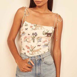 Reformation Lupe Top, Size 10